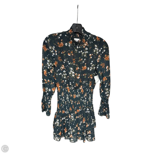 Dress Casual Short By Clothes Mentor In Green & Orange, Size: 2