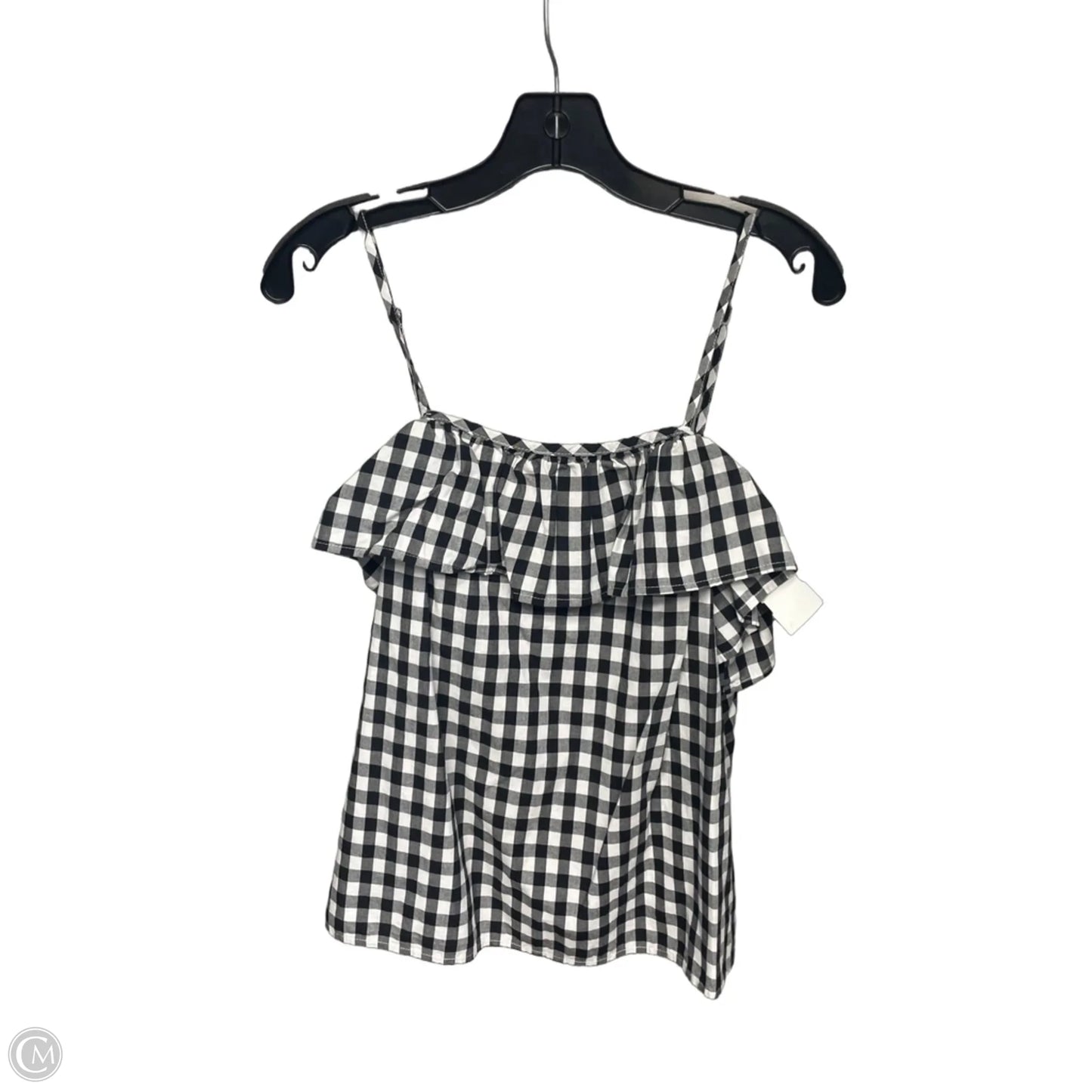 Top Short Sleeve By A New Day In Black & White, Size: M