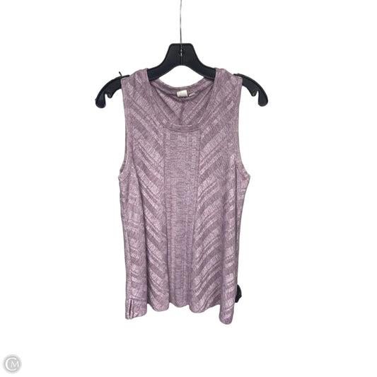 Top Sleeveless By Gap In Purple, Size: M