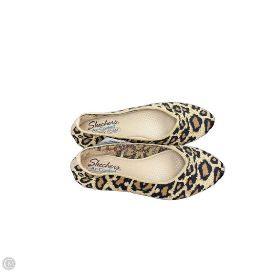 Shoes Flats By Skechers In Animal Print, Size: 7.5