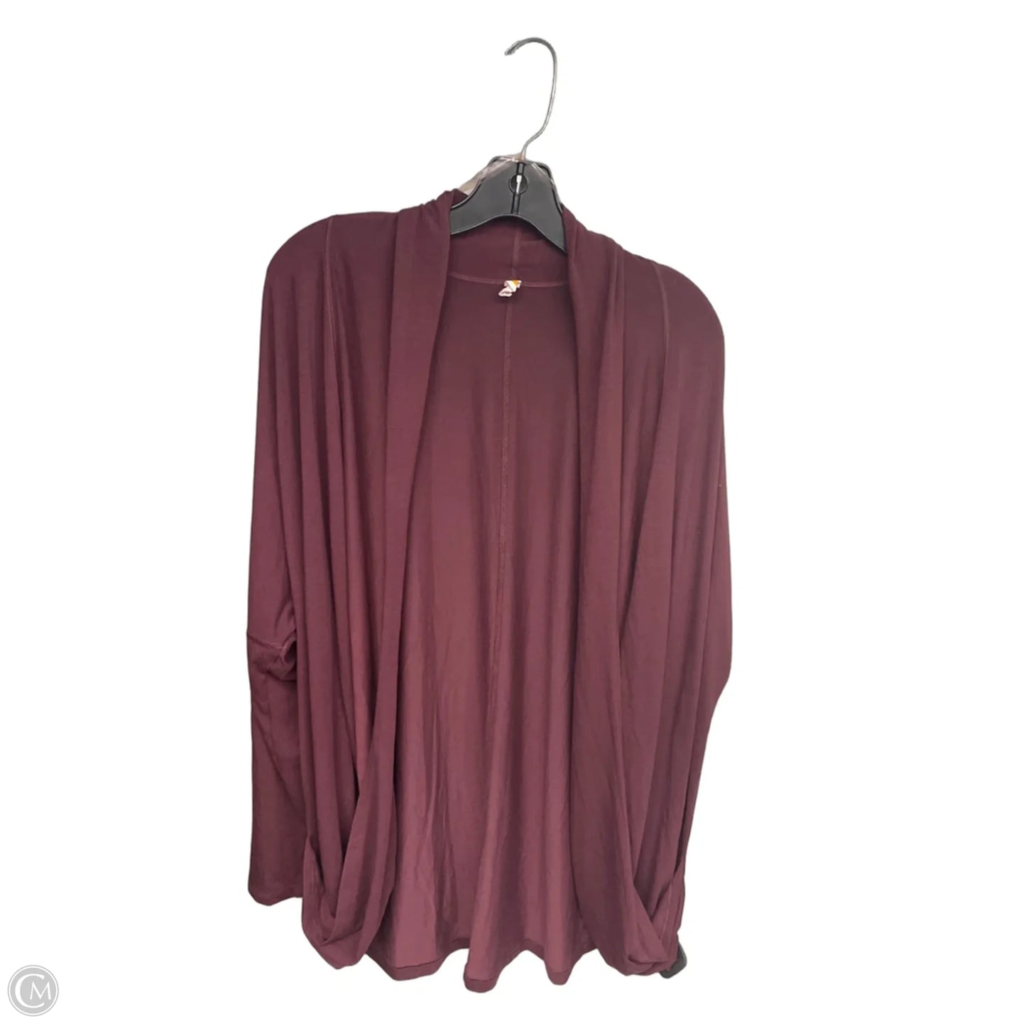 Cardigan By Lucy In Maroon, Size: 2x