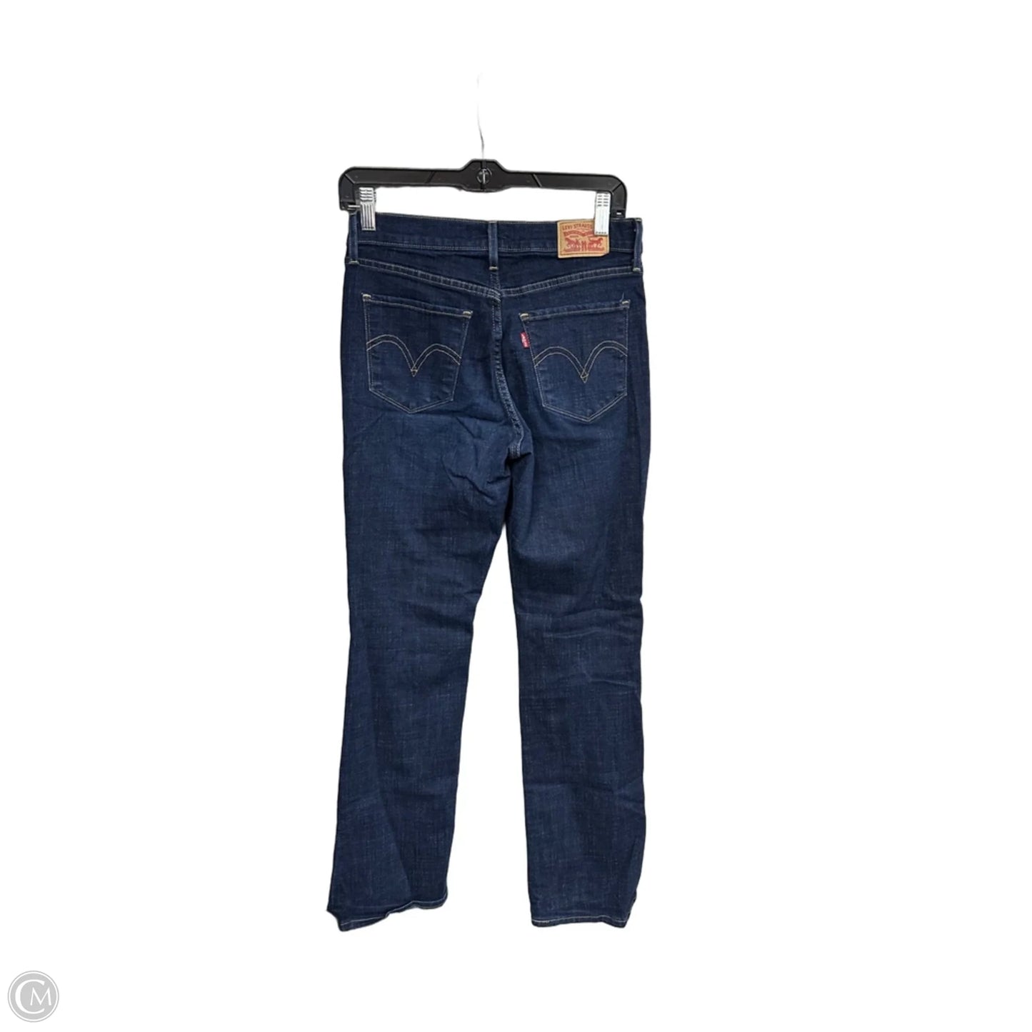 Jeans Boot Cut By Levis In Blue Denim, Size: 4