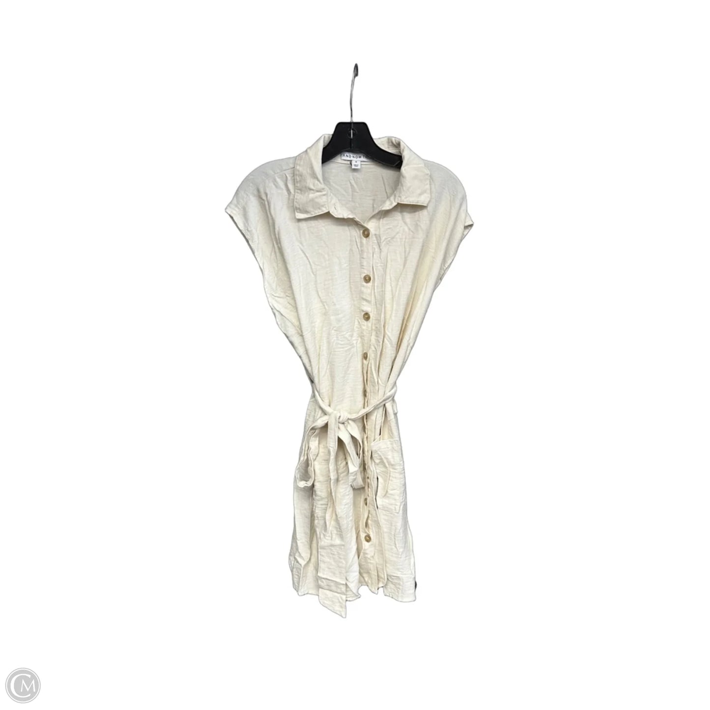 Dress Casual Short By And Now This In Cream, Size: 1x