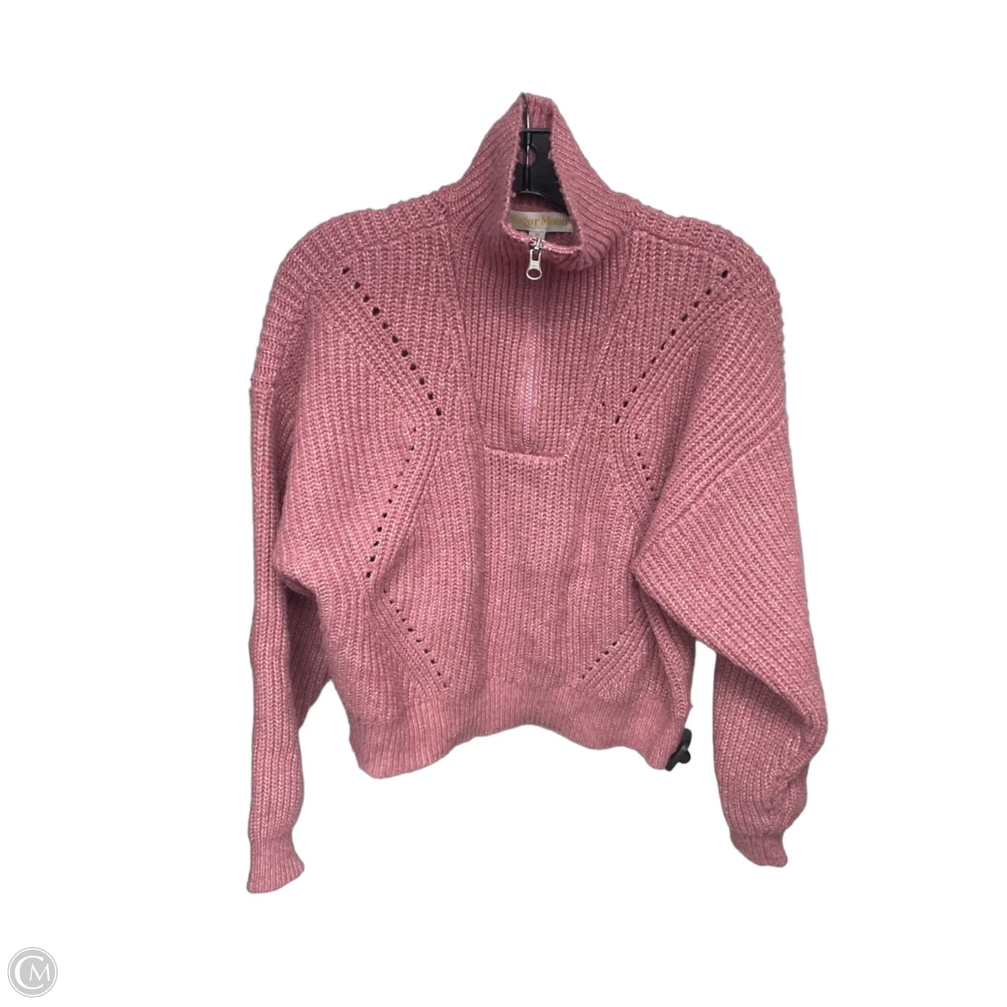 Sweater By Clothes Mentor In Pink, Size: M