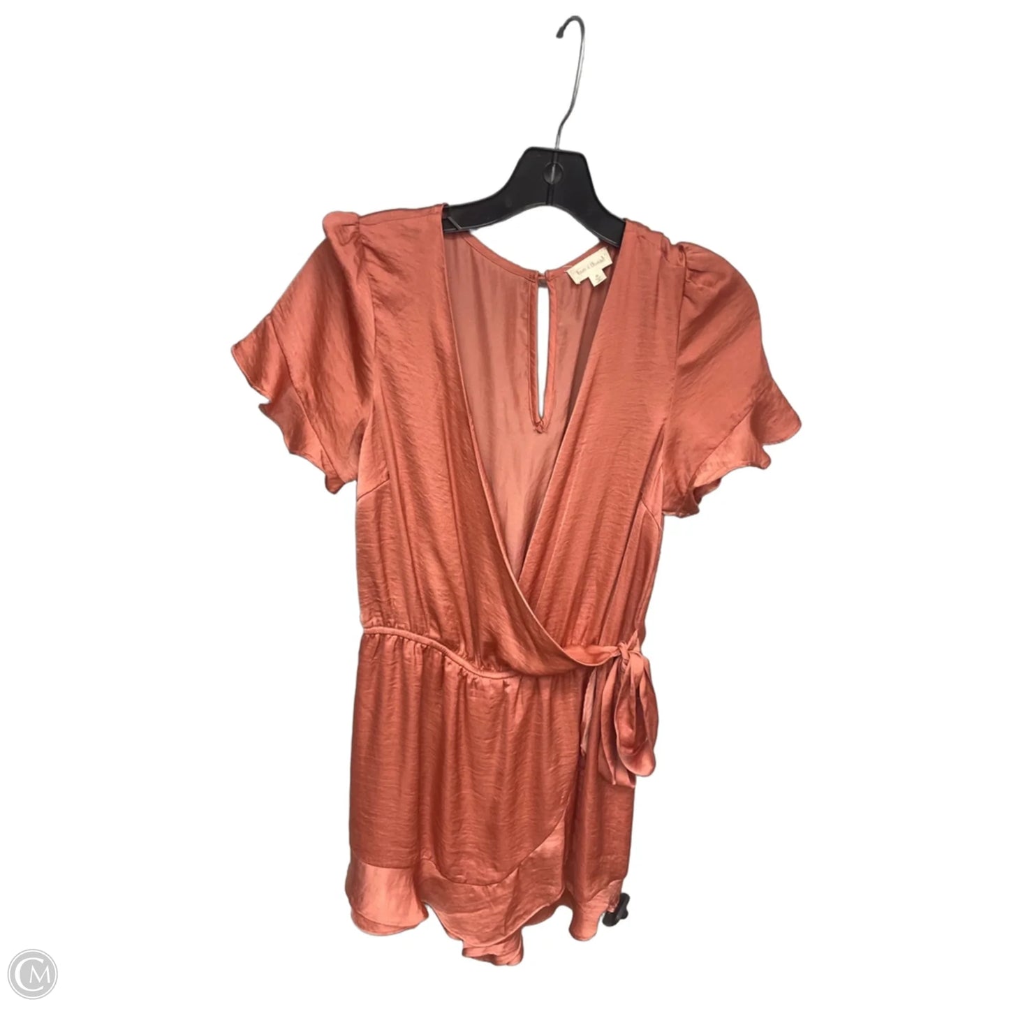 Romper By Hem & Thread In Orange, Size: M