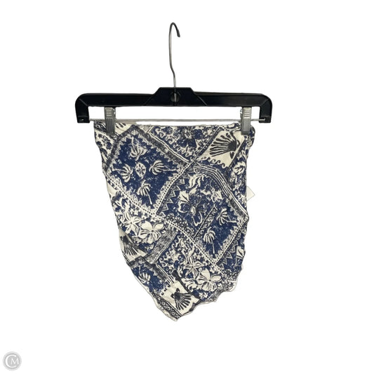 Top Sleeveless By Free People In Blue & Cream, Size: M