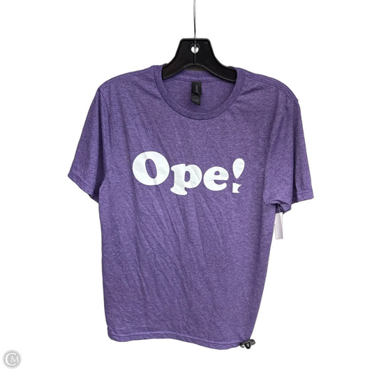 Top Short Sleeve Basic By Gildan In Purple, Size: S