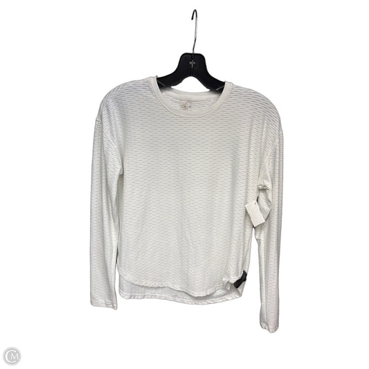 Athletic Top Long Sleeve Crewneck By Calia In White, Size: Xs