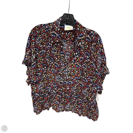 Top Short Sleeve By Maeve In Floral Print, Size: S