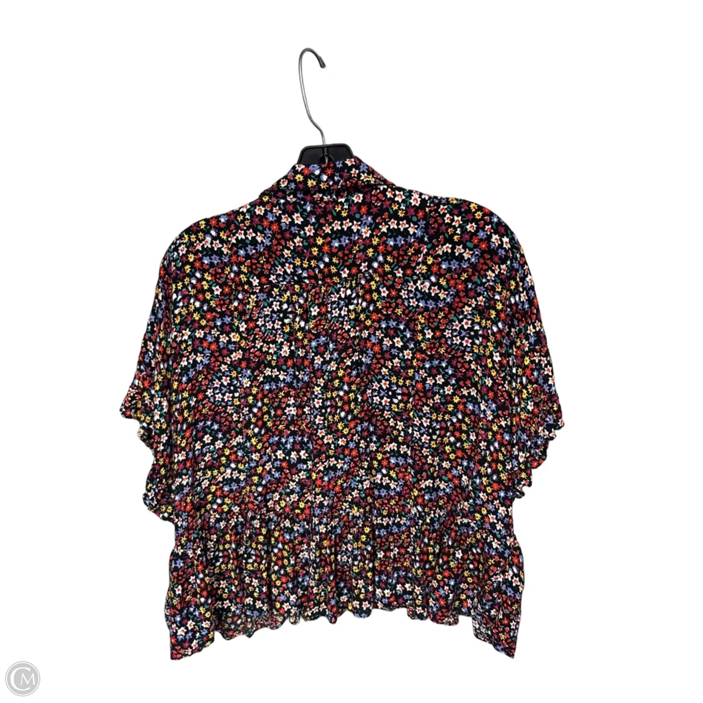 Top Short Sleeve By Maeve In Floral Print, Size: S