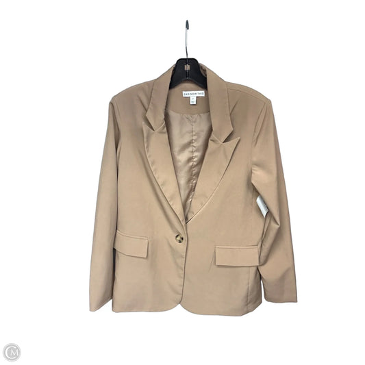 Blazer By And Now This In Tan, Size: Xs