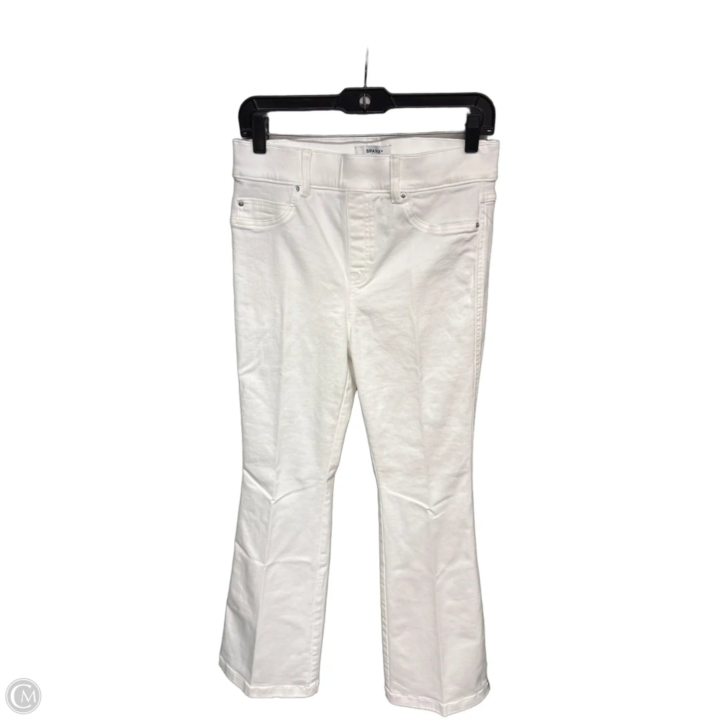 Jeans Flared By Spanx In White, Size: M