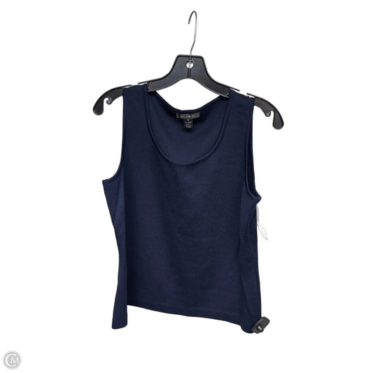Top Sleeveless By St. John In Blue, Size: M