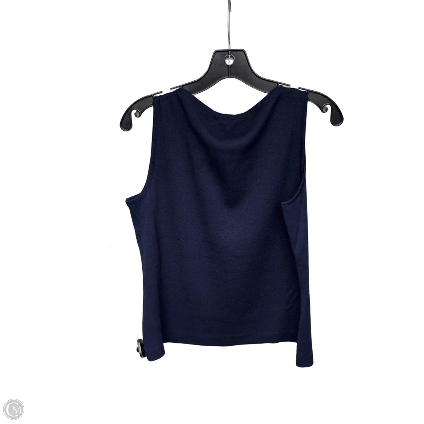 Top Sleeveless By St. John In Blue, Size: M