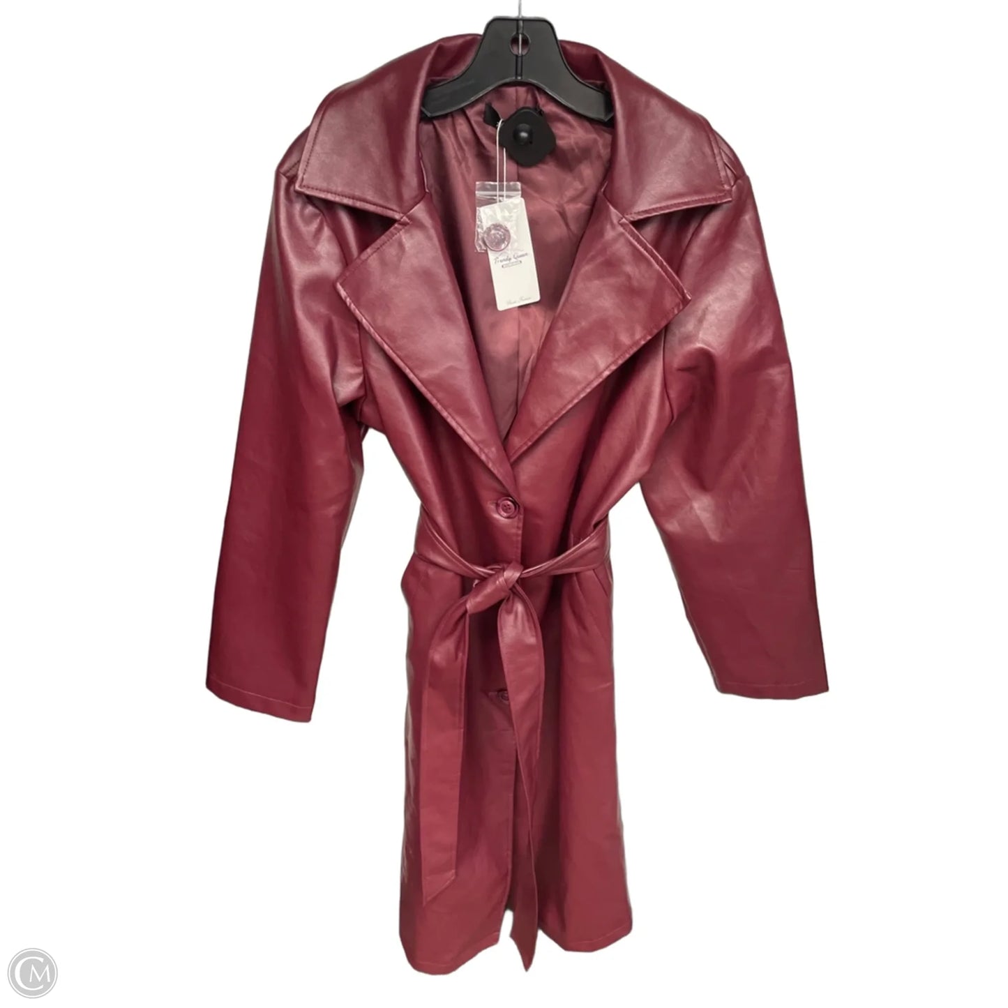 Jacket Other By Trendy Queen In Red, Size: L