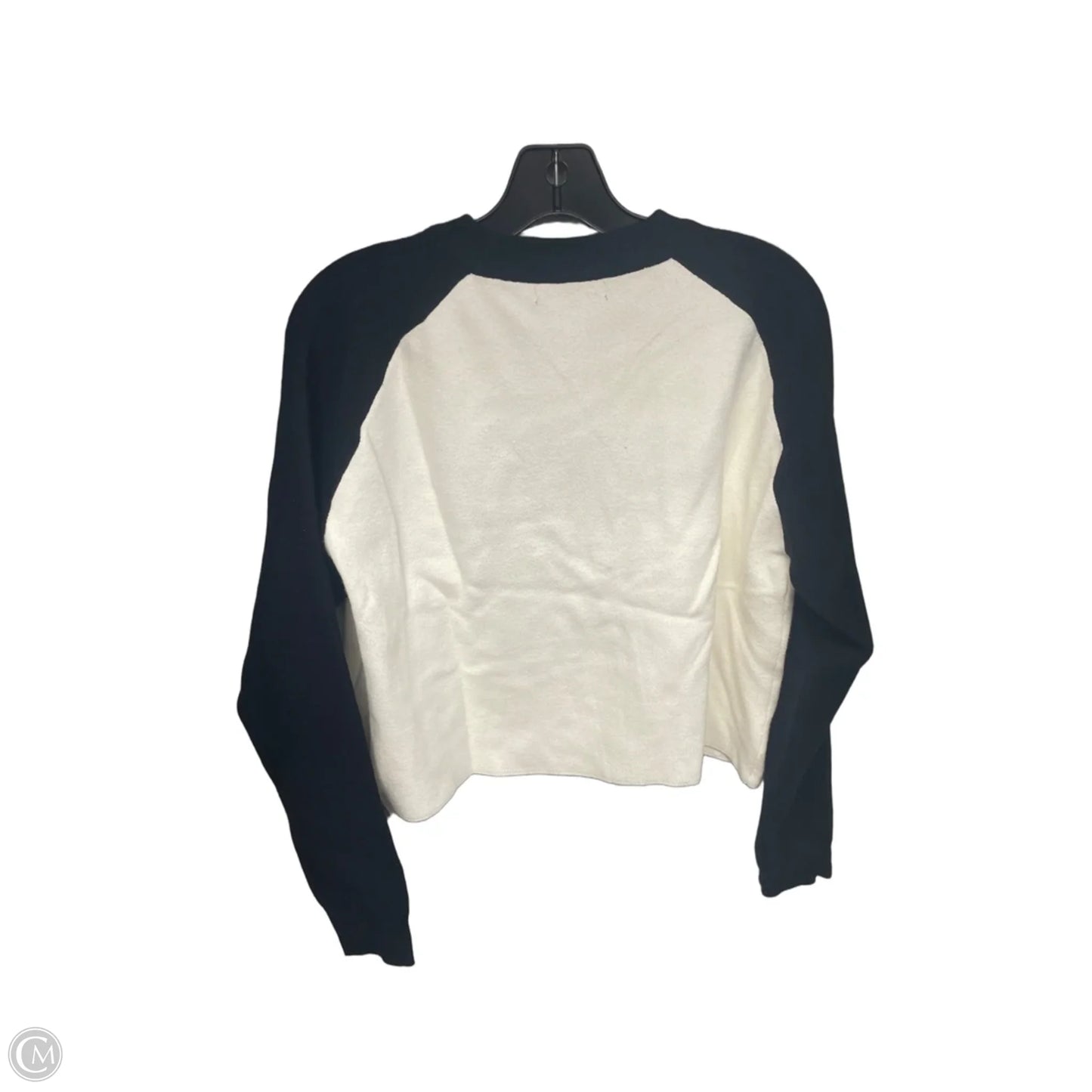 Sweater By Clothes Mentor In Black & White, Size: S
