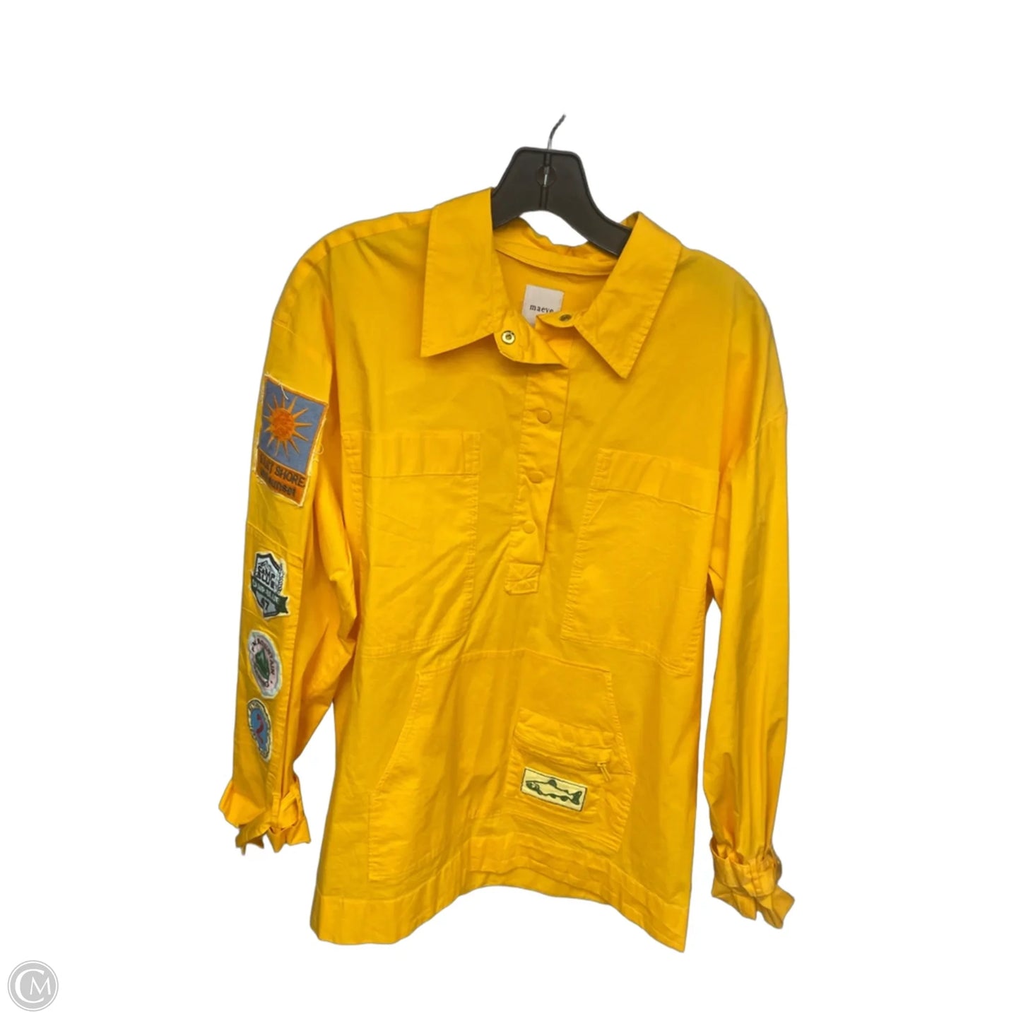 Top Long Sleeve By Maeve In Orange, Size: M