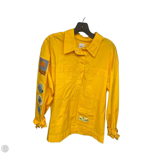 Top Long Sleeve By Maeve In Orange, Size: M