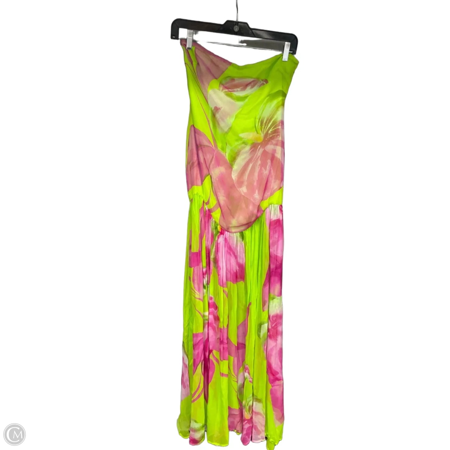 Dress Casual Maxi By Clothes Mentor In Green & Pink, Size: S