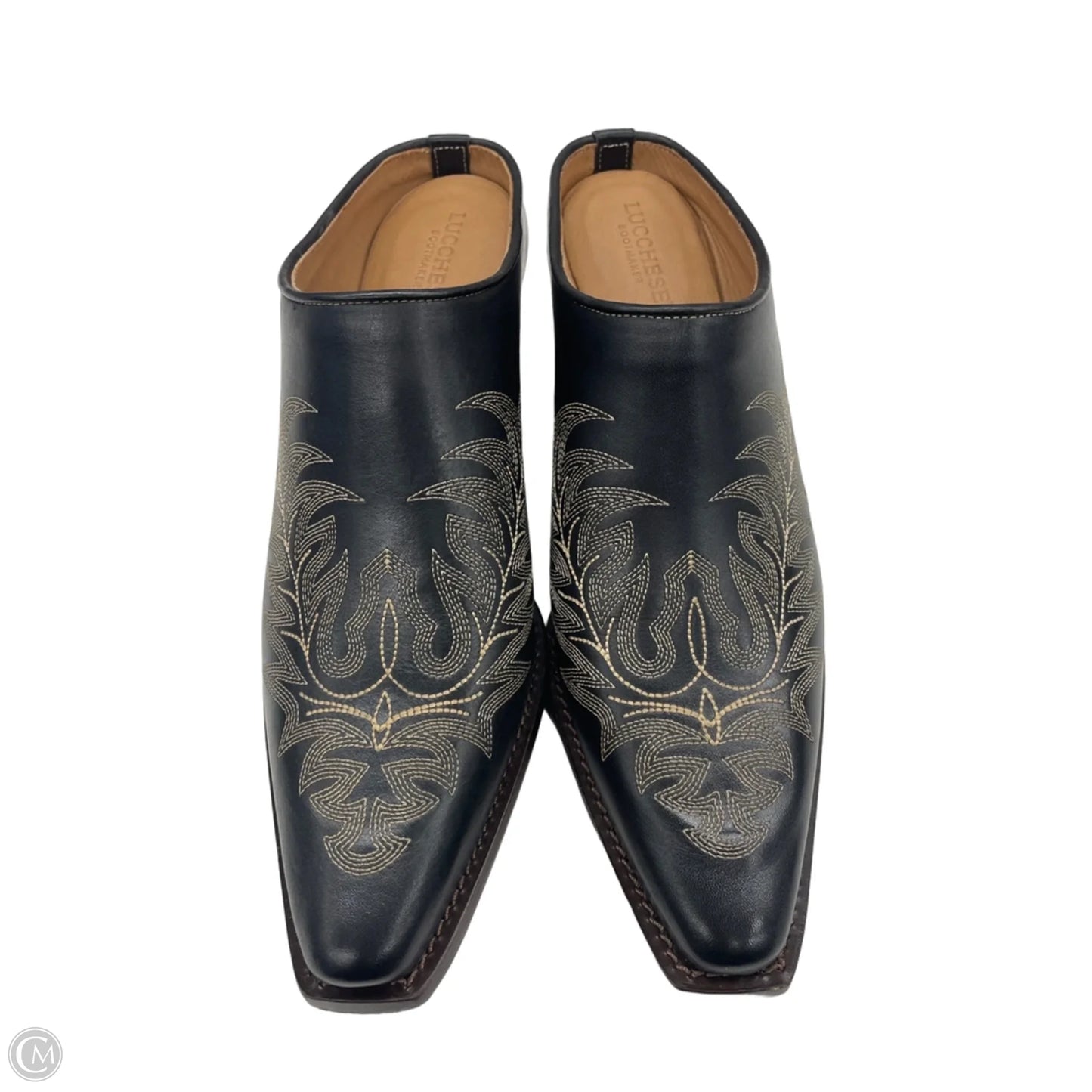 Boots Ankle Heels By Lucchese In Black, Size: 9.5