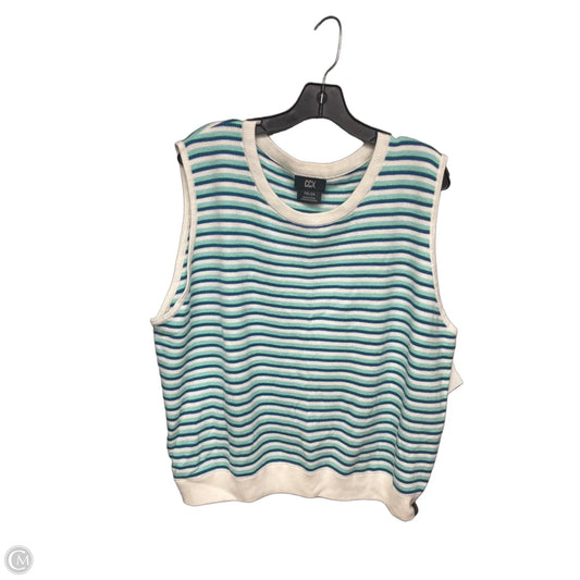 Top Sleevless By Clothes Mentor In Blue & Green, Size: Xxl