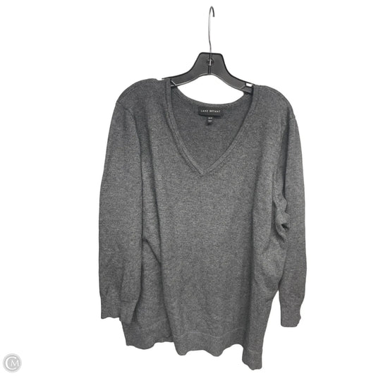 Sweater By Lane Bryant In Grey, Size: 4x