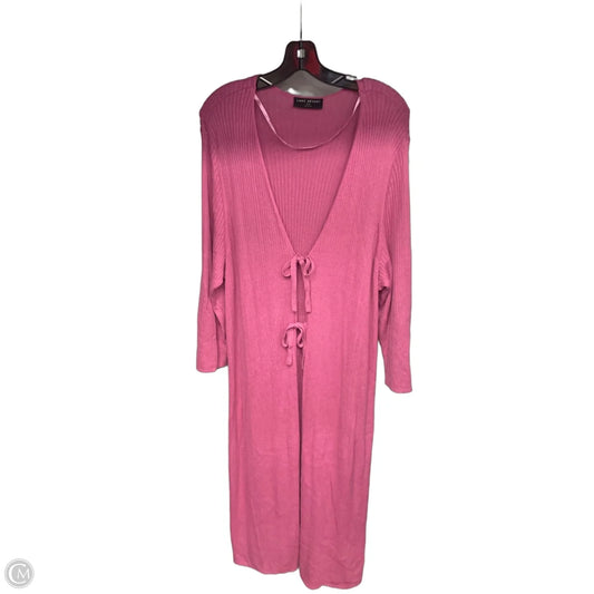 Cardigan By Lane Bryant In Red, Size: 2x