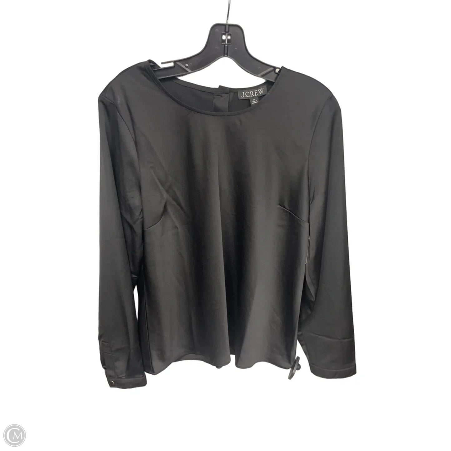 Top Long Sleeve By J. Crew In Black, Size: M