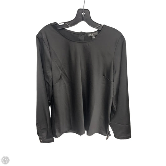 Top Long Sleeve By J. Crew In Black, Size: M