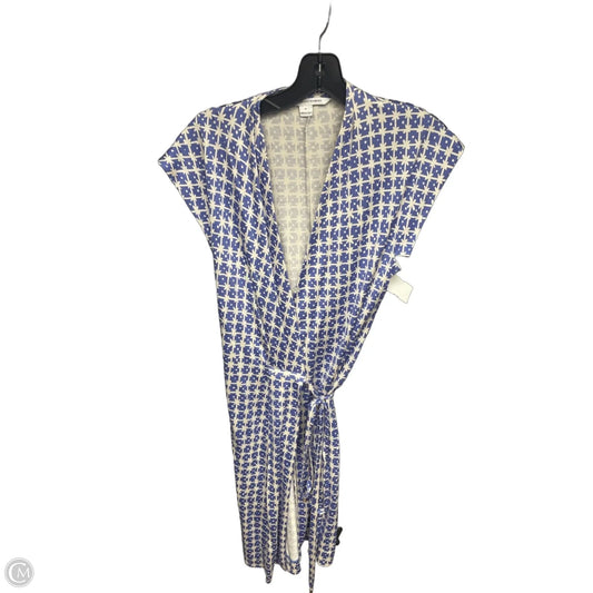 Dress Designer By Diane Von Furstenberg In Blue & White, Size: 6
