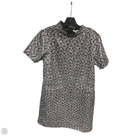 Dress Work By Clothes Mentor In Blue & Brown, Size: M