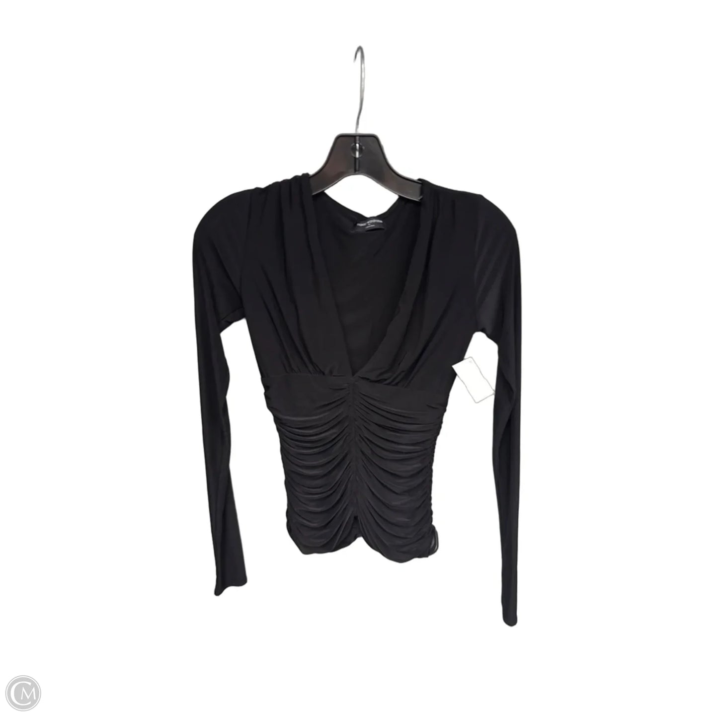 Top Long Sleeve By Nakedwardrobe In Black, Size: Xs