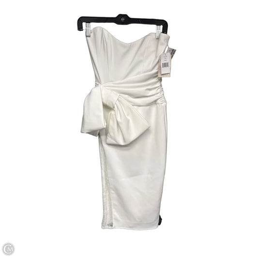 Dress Party Midi By Clothes Mentor In White, Size: Xs
