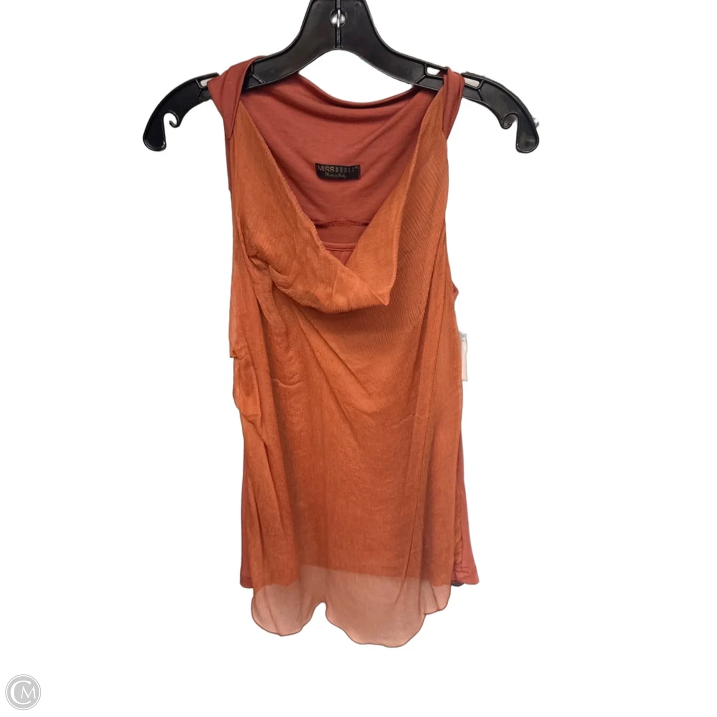 Top Sleeveless By Clothes Mentor In Orange, Size: 6