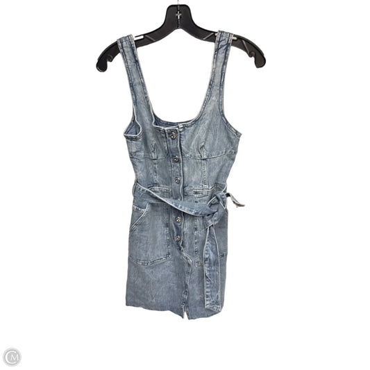 Dress Casual Short By Clothes Mentor In Blue Denim, Size: 4