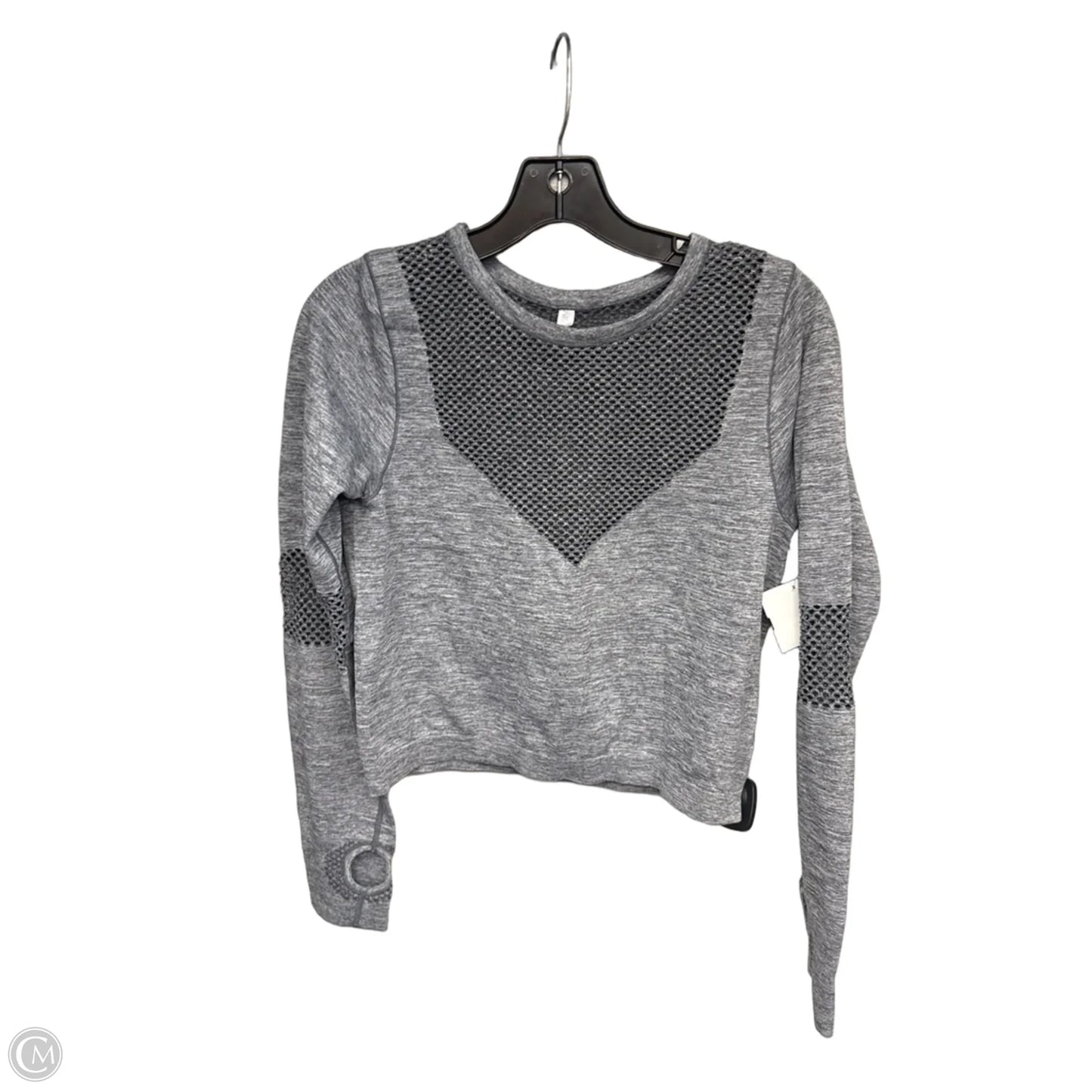 Athletic Top Long Sleeve Crewneck By Target In Grey, Size: S