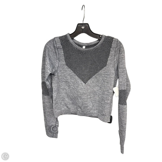 Athletic Top Long Sleeve Crewneck By Target In Grey, Size: S