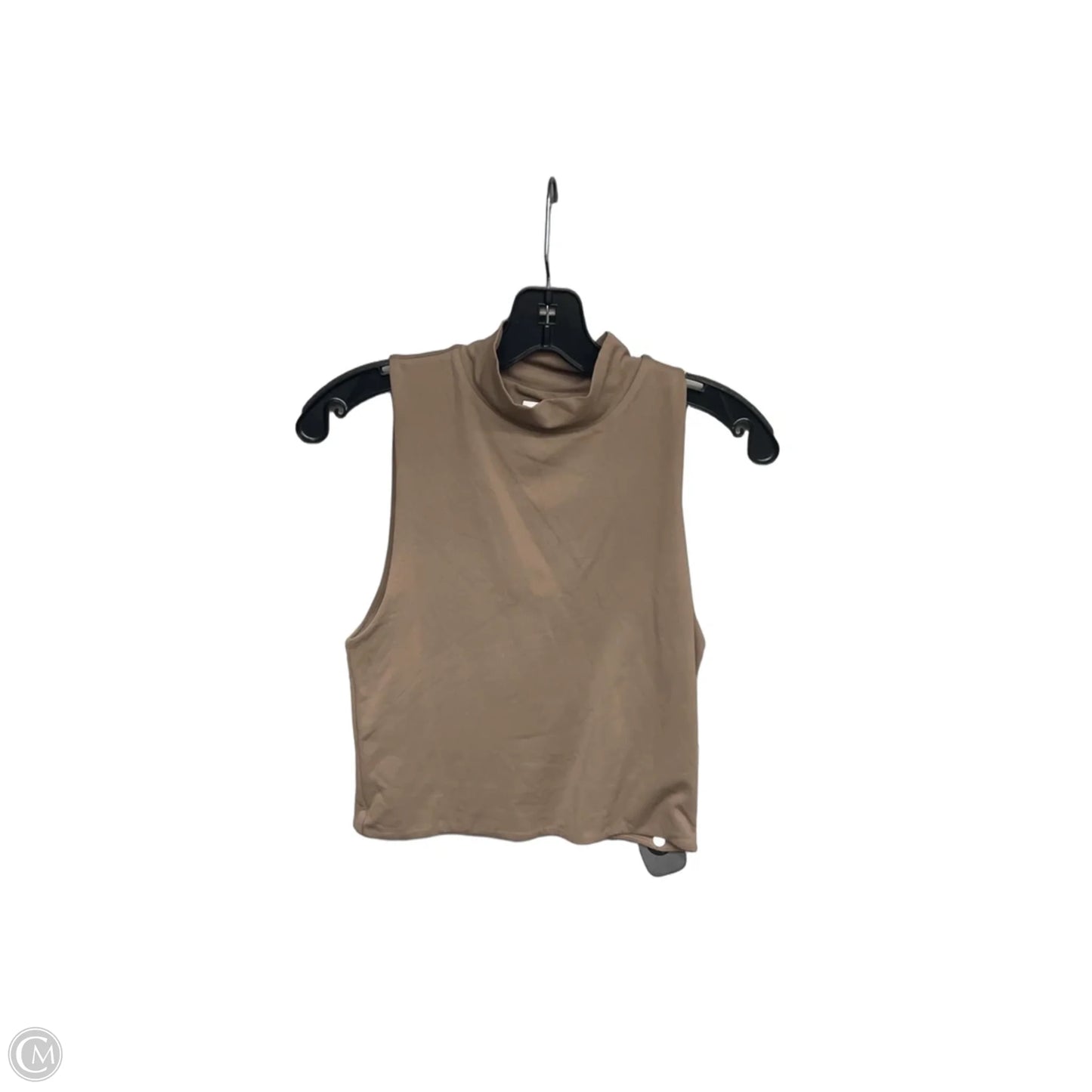 Top Sleeveless By Babaton In Brown, Size: M