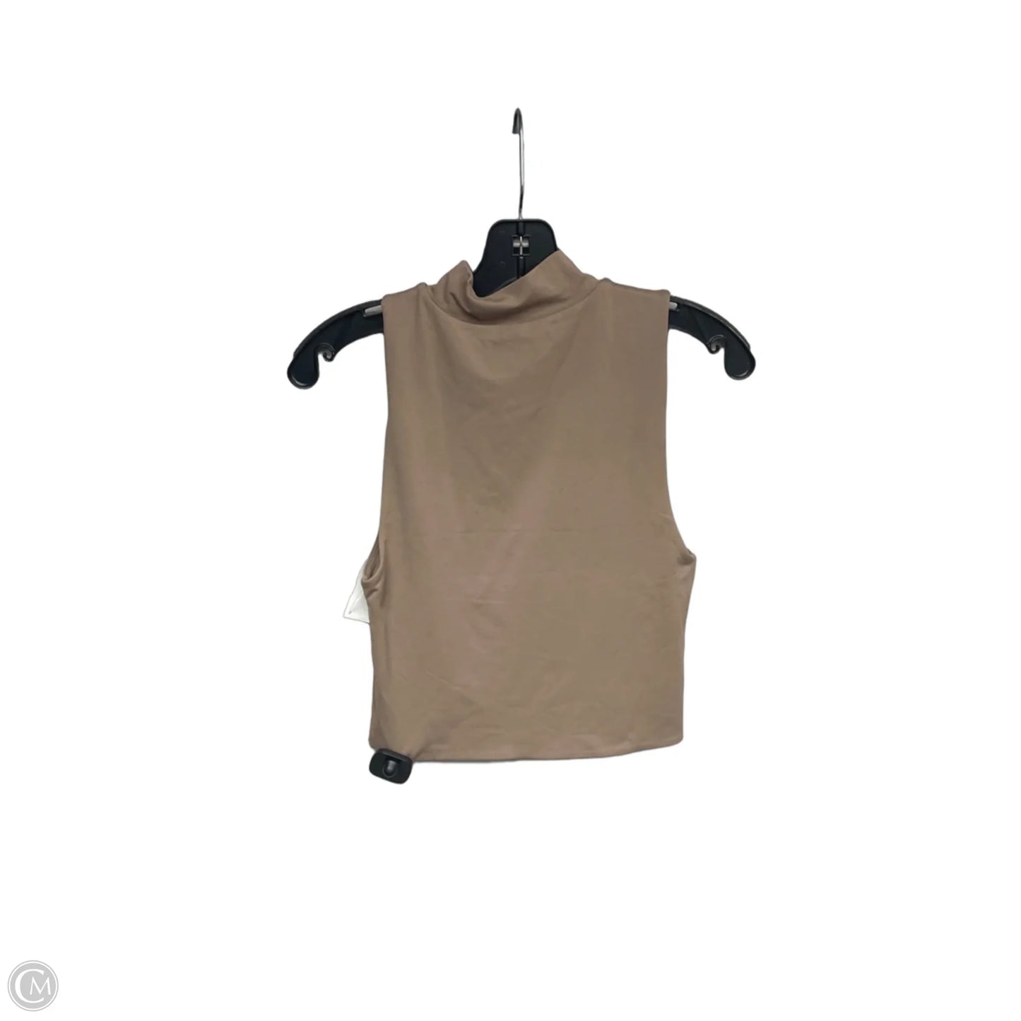 Top Sleeveless By Babaton In Brown, Size: M