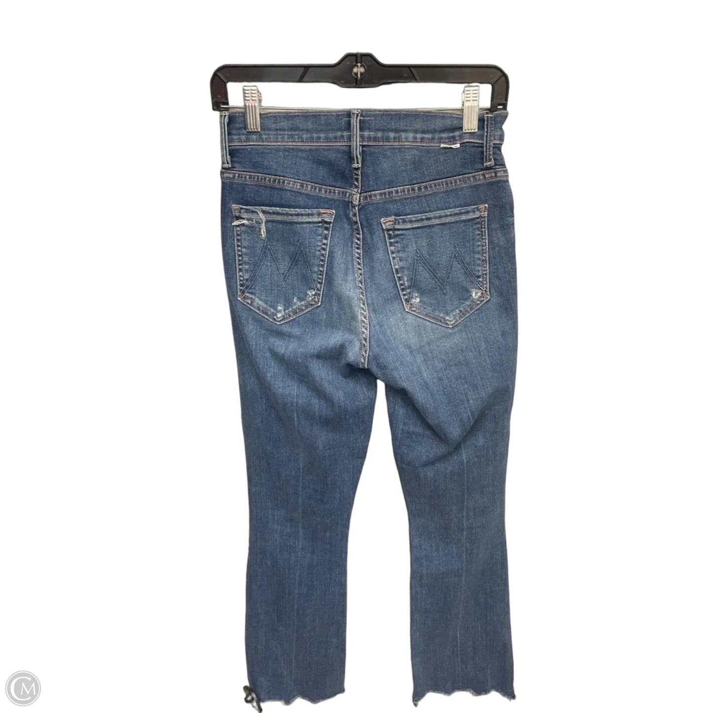 Jeans Cropped By Mother In Blue Denim, Size: 4