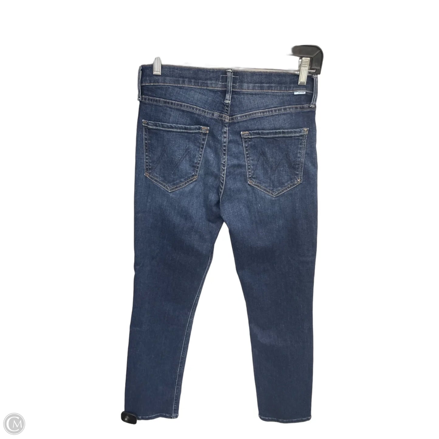 Jeans Cropped By Mother In Blue Denim, Size: 4