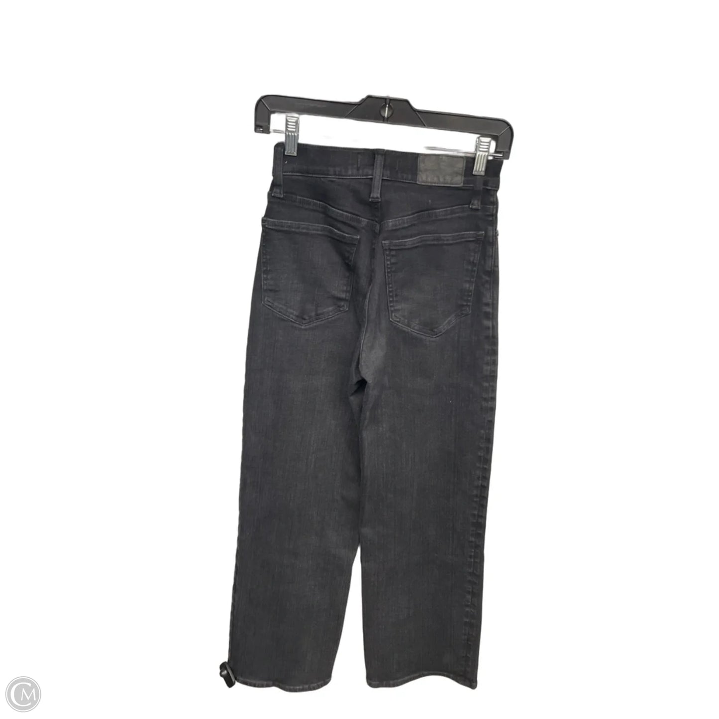 Jeans Wide Leg By Madewell In Black, Size: 0