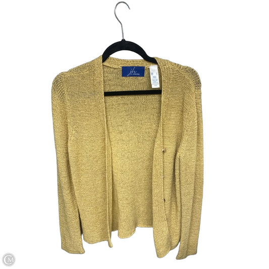 Cardigan By J H Collectibles In Yellow, Size: S