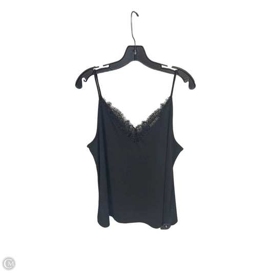 Top Sleeveless By H&m In Black, Size: L