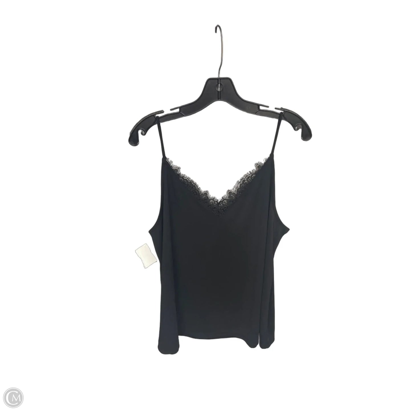Top Sleeveless By H&m In Black, Size: L