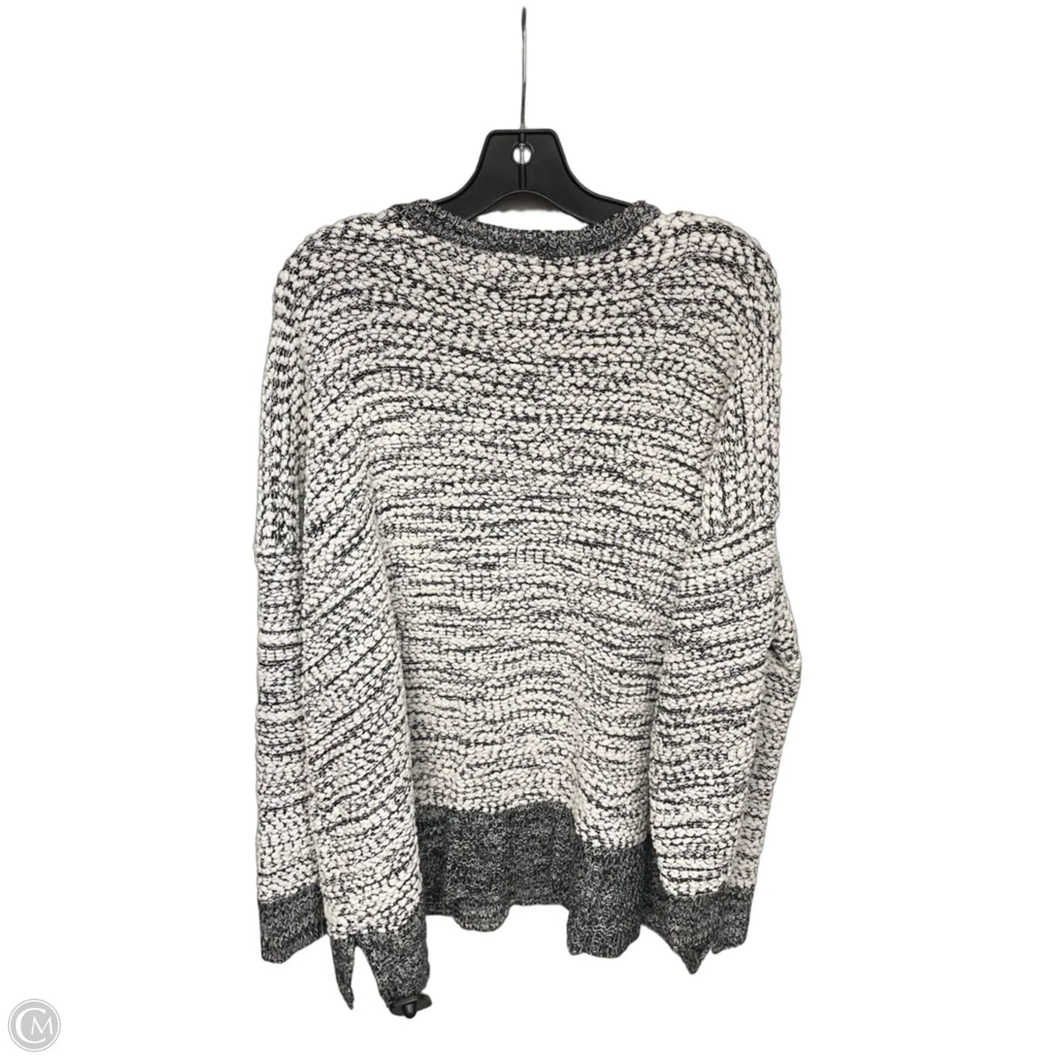 Sweater By Cupio In Black & White, Size: 3x