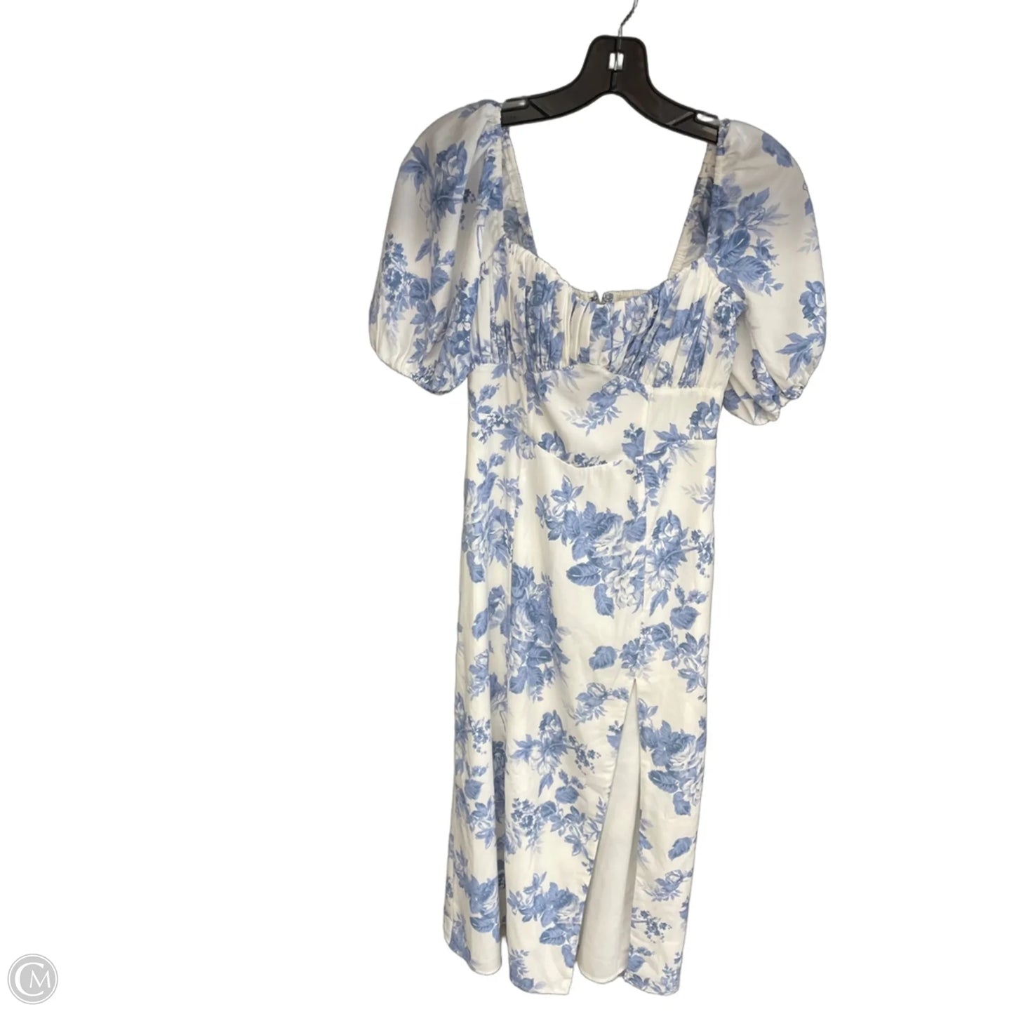 Dress Casual Maxi By Abercrombie And Fitch In Blue & White, Size: Xs