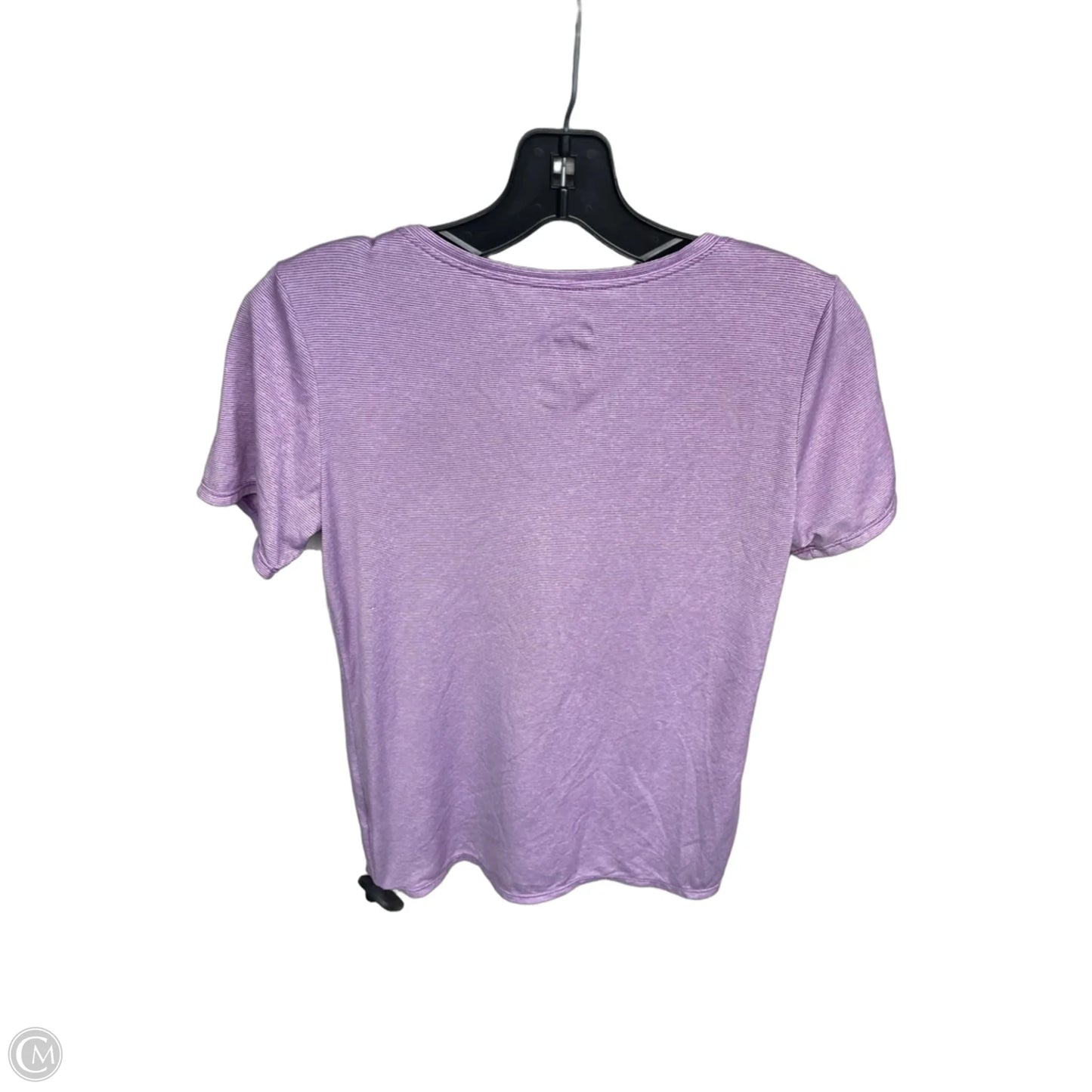 Athletic Top Short Sleeve By Nike Apparel In Purple, Size: M