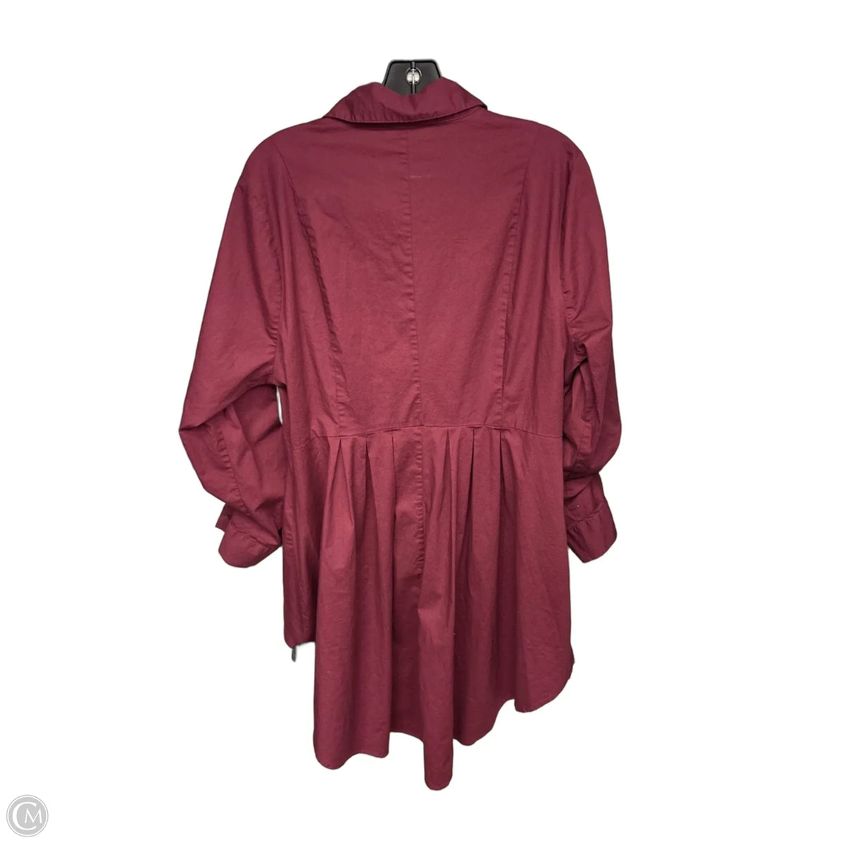 Top Long Sleeve By Lane Bryant In Red, Size: 16