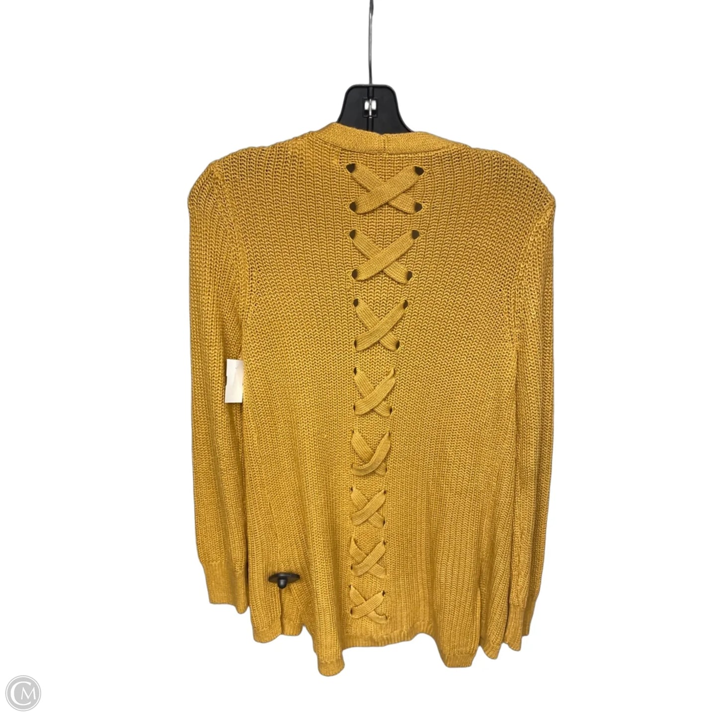 Cardigan By Clothes Mentor In Yellow, Size: S